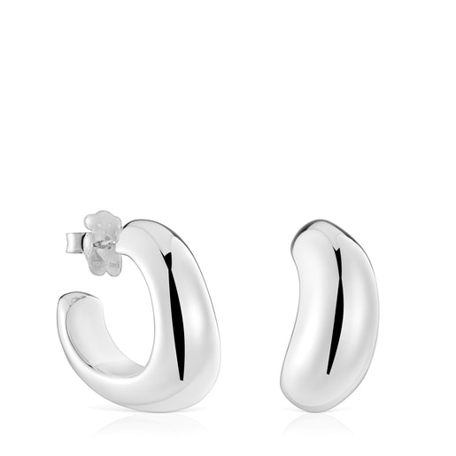Boucles d’oreilles anneaux en argent Galia Basics