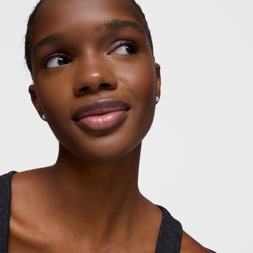 Boucles d’oreilles argent et perles de culture 6 mm TOUS Icon Pearl