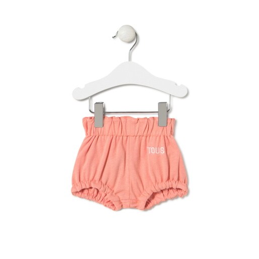 Conjunto de bebé niña de tirantes Star rosa