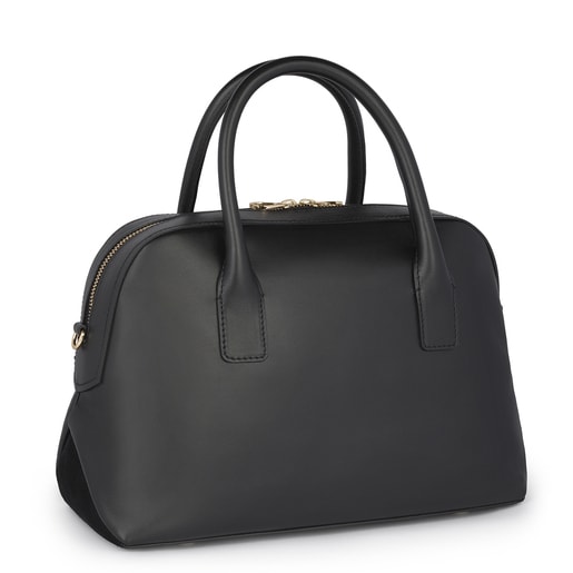 Sac bowling Zafiro en Cuir noir