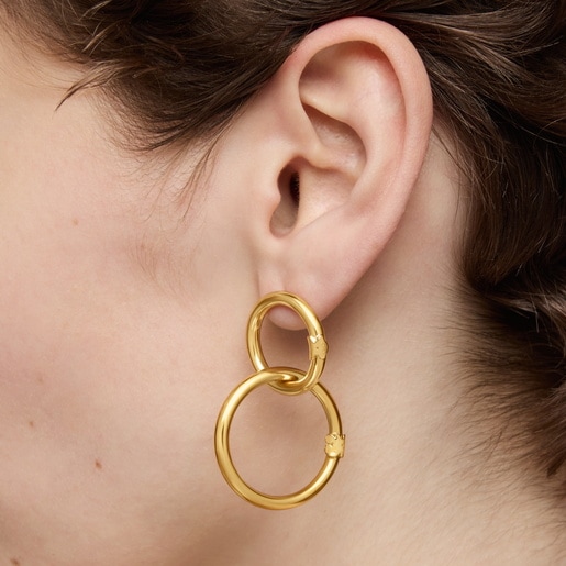 Vermeil Silver Hold Ring