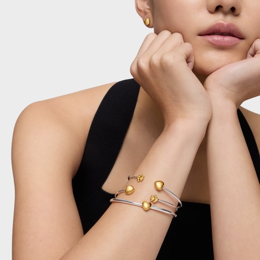 Pulsera esclava bicolor TOUS Flechazo