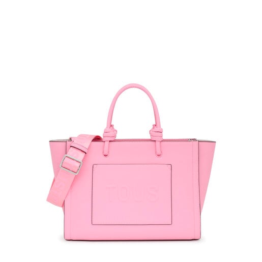 ピンクのミディアムショッピングバッグ TOUS La Rue New Amaya