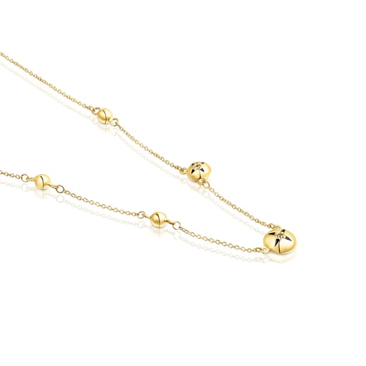Collar estrellas de oro y diamantes Magic Nature