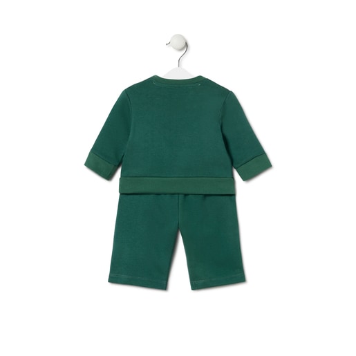 Baby outfit in Trend green