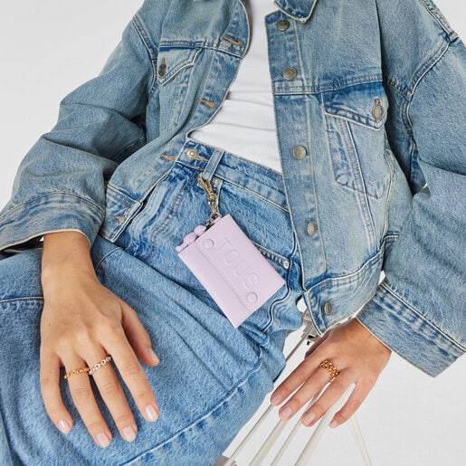 Llavero malva Envelope TOUS La Rue