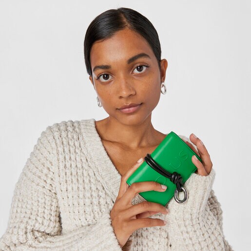 ארנק נשים TOUS Cloud בצבע ירוק