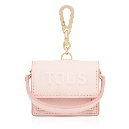 Pale pink mini crossbody Key ring Audree
