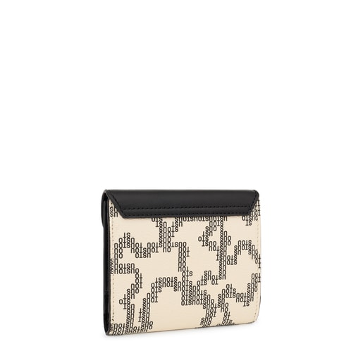 Beige Kaos Pix Flap Card wallet | TOUS