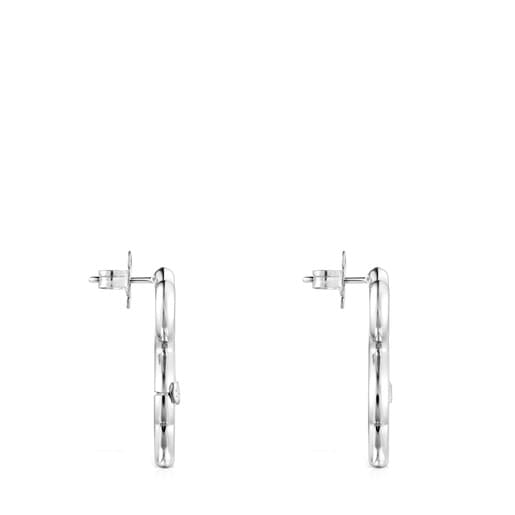 Boucles doreilles Hold ourson petites en Argent