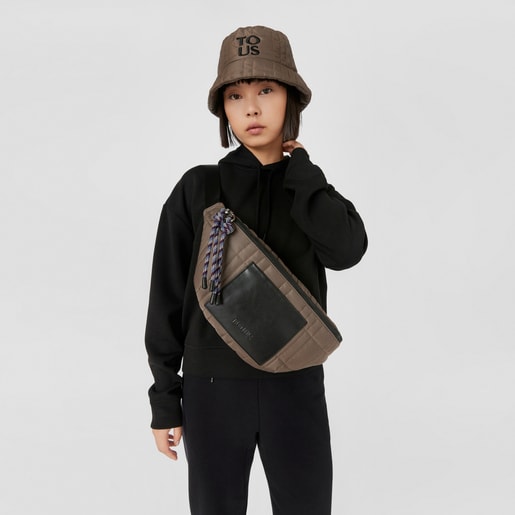 Riñonera grande caqui TOUS Empire Padded