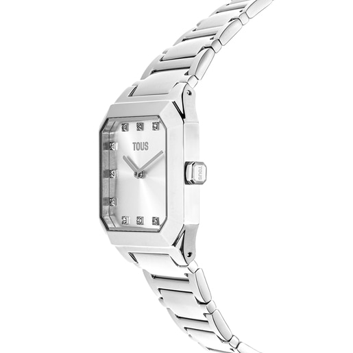 Analogue watch with steel wristband Karat Squared