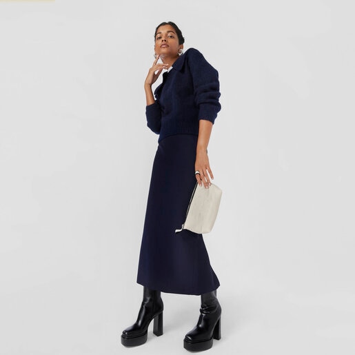 ベージュのメイクポーチ TOUS Balloon Soft