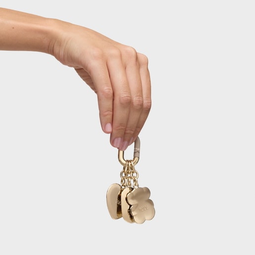 Pack de llaveros colgantes dorado Hold