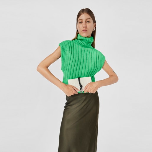 ベージュのウォレット TOUS Cloud