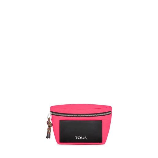 Флуоресцентно-розовая поясная сумка TOUS Empire Cotton