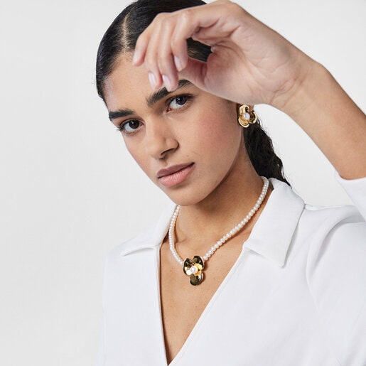 Жемчужное колье Fragile Nature с вермелем