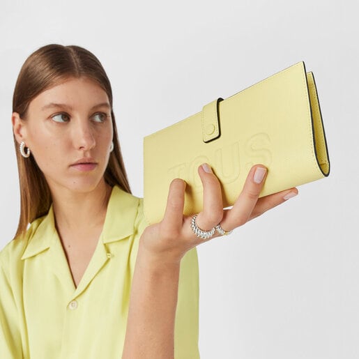 イエローのウォレット TOUS La Rue Pocket