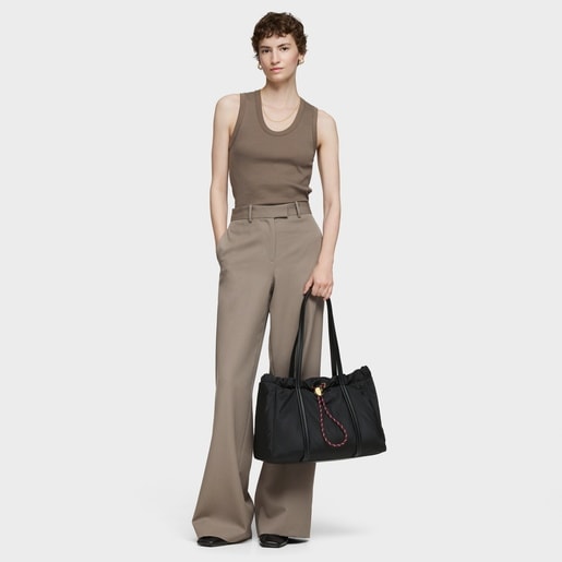 Black Tote bag Empire Soft