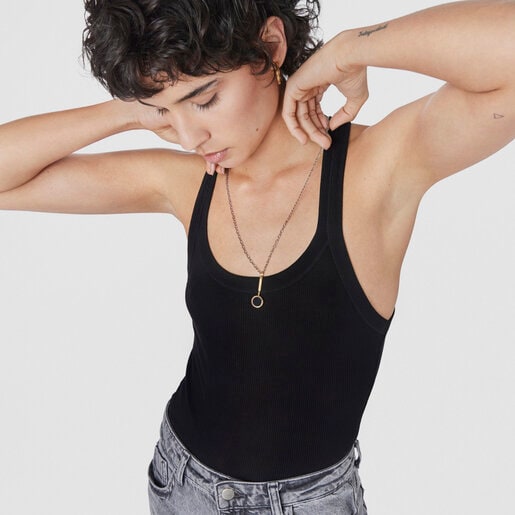 Dije Job lupa con baño de oro 18 kt sobre plata