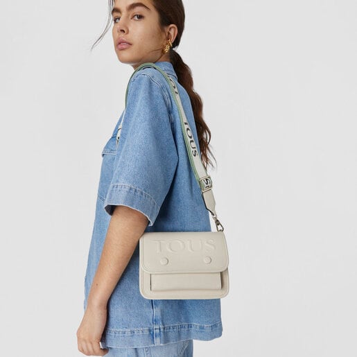 Small beige TOUS La Rue Audree Crossbody Bag