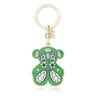 Green TOUS Gems bear with bandana Key ring