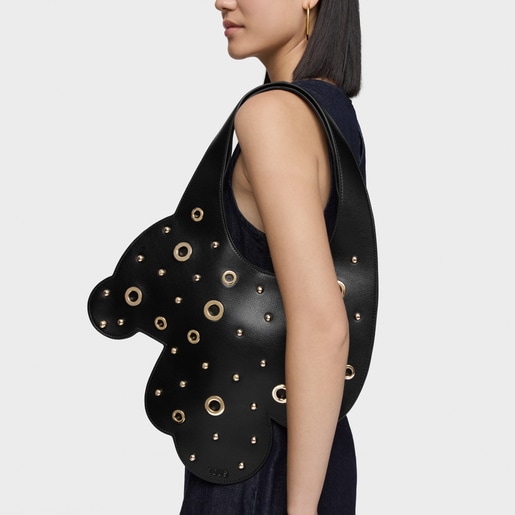 Shopper negro TOUS Motifs Bear Studs