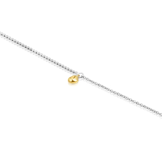 Two-tone TOUS Joy Bits bracelet with pendant