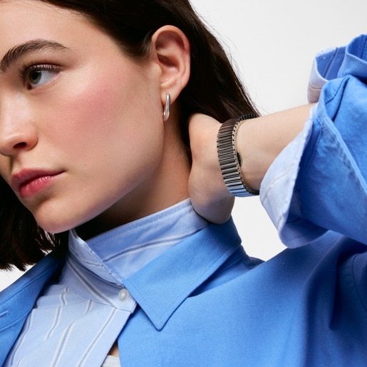 Reloj analógico con brazalete de acero TOUS 1950