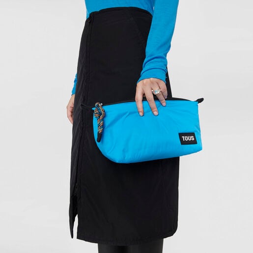 ブルーのコスメポーチ TOUS Cloud Soft