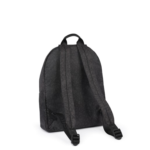 حقيبة ظهر Kaos Mini رياضية باللون الأسود مع الرمادي