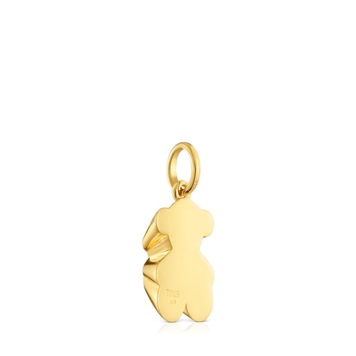 Projected-bear Pendant with 18kt gold plating over silver TOUS Sweet 40s