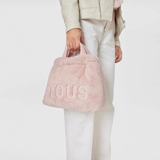 ピンクのミディアム・ワンショルダーバッグ TOUS Cloud Warm