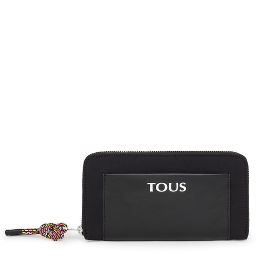 Medium black TOUS Empire Cotton Wallet