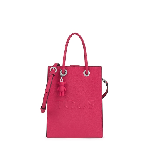 Mini fuchsia TOUS Pop Handbag