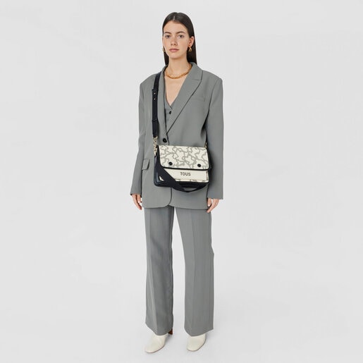 Medium beige Kaos Pix Audree Crossbody bag