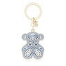 Blue TOUS Gems bear with bandana Key ring