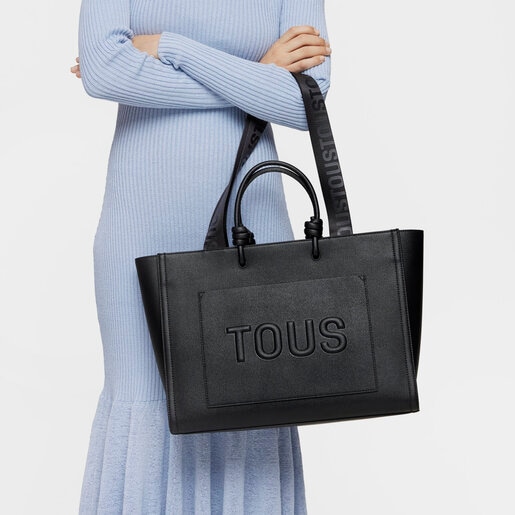 Large black Amaya Shopping bag TOUS La Rue New