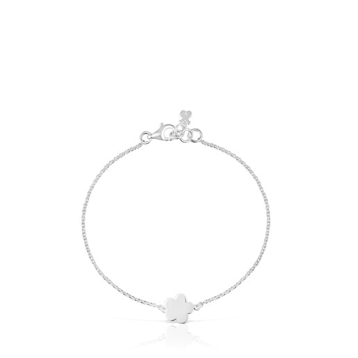 Pulsera cadena flor de plata TOUS Motivos