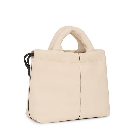 Medium beige leather TOUS Cloud One-shoulder bag