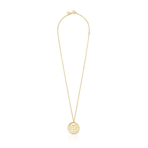 Silver vermeil Necklace Logo | TOUS