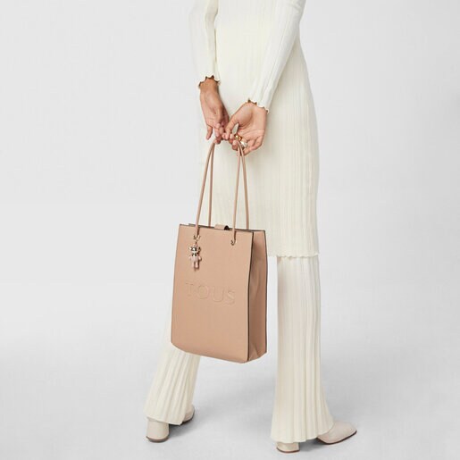 Большая темно-серая сумка-shopping T Pop