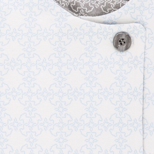 Chaqueta acolchada Mossaic Azul Celeste