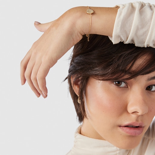 Золотой браслет Nenufar с бриллиантами