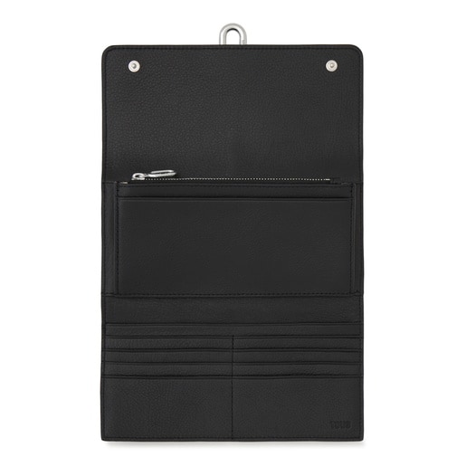 Billetera grande negra TOUS Hold