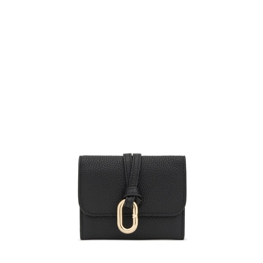 محفظة قلّاب باللون الأسود من تشكيلة TOUS Hold