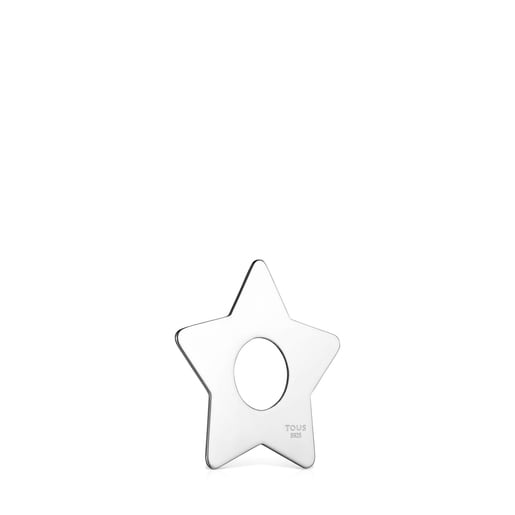 Colgante pequeño Hold Metal estrella de Plata