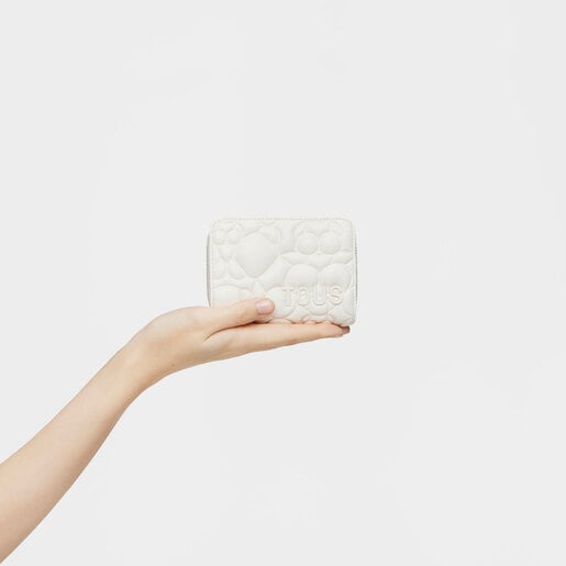 محفظة بطاقات Bold من TOUS باللون البيج