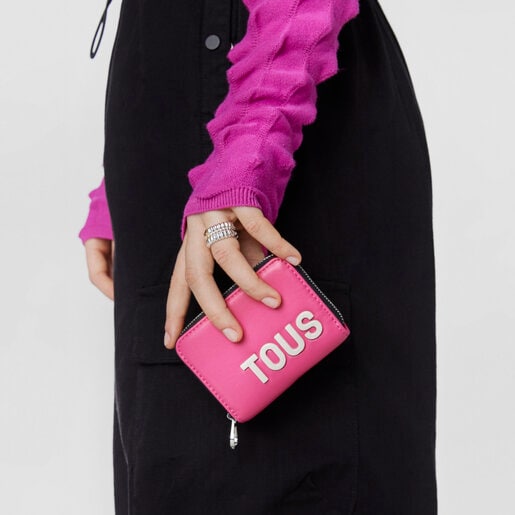 ארנק מטבעות TOUS Carol בצבע פוקסיה