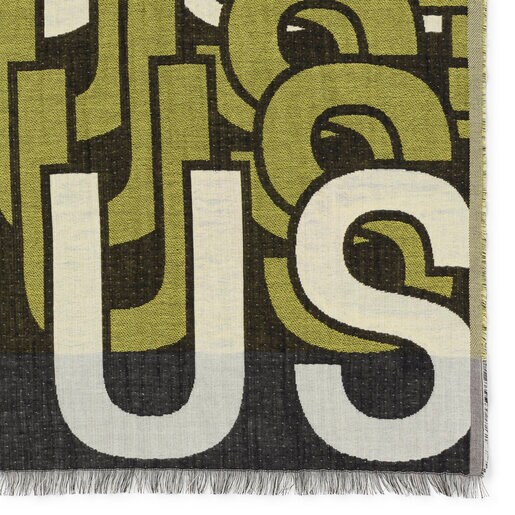 Foulard de jacquard azul TOUS Vera